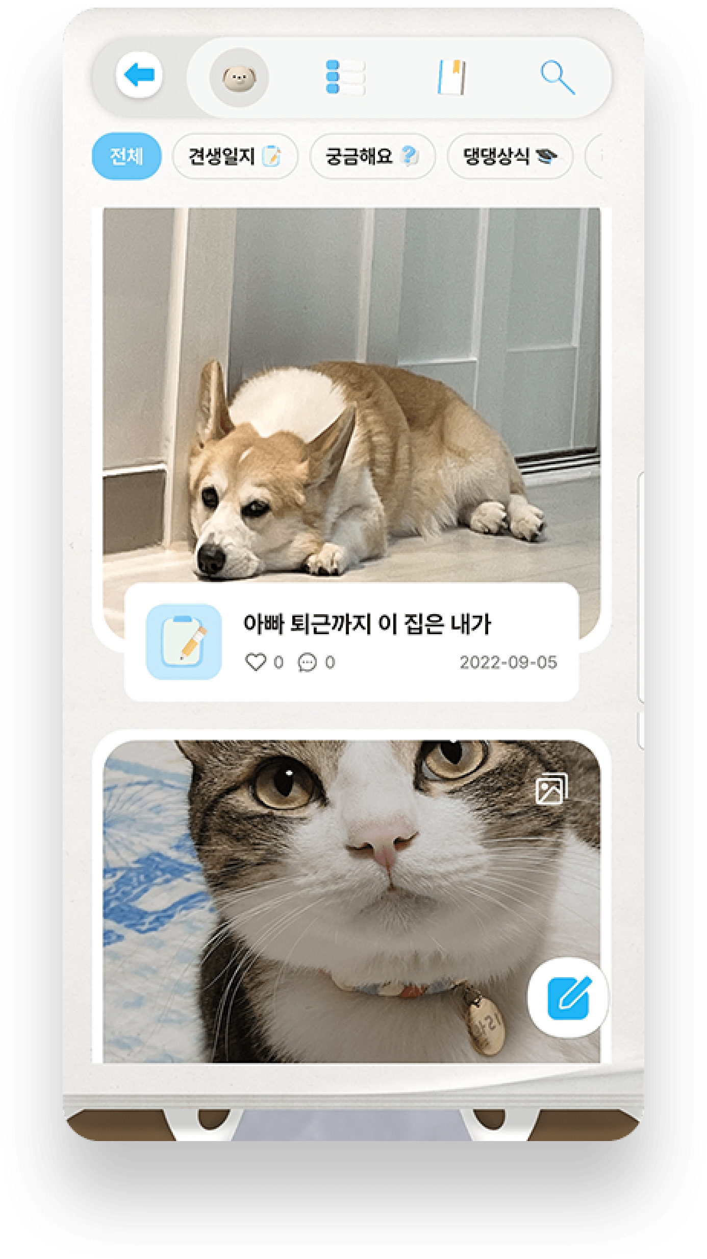 앱 커뮤니티 이미지